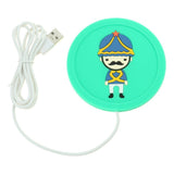 Cartoon USB Coffee Warmer Cup Pad Resin Bubble Remover Mold Heating Silicone Mat Heater Coaster for Resin Curing Tools