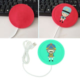 Cartoon USB Coffee Warmer Cup Pad Resin Bubble Remover Mold Heating Silicone Mat Heater Coaster for Resin Curing Tools
