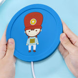 Cartoon USB Coffee Warmer Cup Pad Resin Bubble Remover Mold Heating Silicone Mat Heater Coaster for Resin Curing Tools