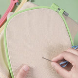 5 Pcs Plastic Embroidery Hoop Crosses Stitching Hoop Embroidery Frame Candy Color Embroidery Hoop for Sewing Needlework