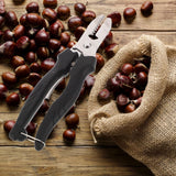 Stainless Steel Chestnut Nutcracker Set with Ergonomic Kitchen Clip for Effortless Snacking and Nut Cracking