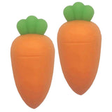 Funny Carrot Wine Bottle Stoppers - Orange, Premium Silicone for Use (4Pcs)