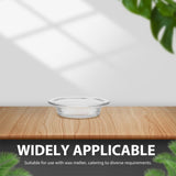 Clear Glass Dish for Wax Melt Warmers Aromatherapy Melting Tray Reusable Fragrance Heater Plate for Essential Oils and Wax Tarts