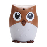 Owl Toothpick Box Easy to Use Press Button Orange Perfect for Home and Events