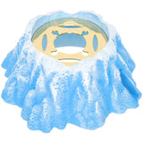 Sky Blue Wax Seal Warmer for Home Made of Resin and Metal Compact Reliable Furnace