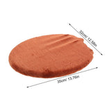 2Pcs Machine Washable Toilet Lid Cover Coffee Color Soft Plush Bathroom Protector
