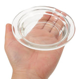 Clear Glass Dish for Wax Melt Warmers Aromatherapy Melting Tray Reusable Fragrance Heater Plate for Essential Oils and Wax Tarts