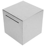 Stainless Steel Money Saving Box 12cm Must Break to Open for cash Savings Holder