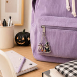 Halloween Vacation 24‑Piece 2D Flat Acrylic Advent Countdown Blind Box, 21 Regular & 3 Hidden Rare Ghost Pendant Ornaments, Halloween Surprise Gift Set