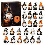 Halloween Gnomes Advent Calendar 2026, 24‑Day Countdown Blind Box with 24 Pcs Acrylic Gnome Hanging Ornaments, Collectible Halloween Charms for Tree Wreath Home Party Decor, Holiday Surprise Gift
