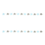 2 Sets Elephant Shower Decorations Banner Hanging Party Decor for Shower Celebration and Nursery Party Supplies