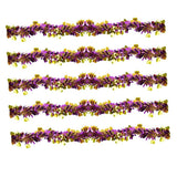 5pcs  Party Decor, Super Long Purple Plastic Hanging