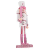 Traditional Soldier Style Nutcracker Decoration Pink 1Pack