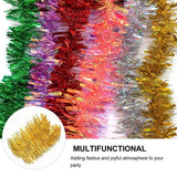 10Pcs Golden Festive Gar for Christmas Party Decor Reusable Lightweight Decoration