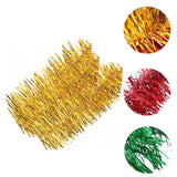 10Pcs Golden Festive Gar for Christmas Party Decor Reusable Lightweight Decoration