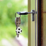 Multi-Color Soccer Keychains for Kids, Metal and Plastic Sports-Themed Keychain Pendant