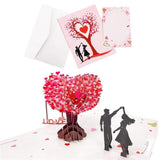 3D Anniversary Card Heart Design Wedding Anniversary Card 6x8 Inches, Birthday Card for Wife Husband Partner Valentine's Day Love Card