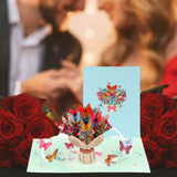 3D Up Bouquet Greeting Card – Interactive Up Card With Bouquet Design Thoughtful Gifting Card For Celebrations Appreciation & Joyful Cards And Envelopes Happy Birthday Happy Fathers Day from Dog