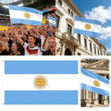 3x5 Ft Large Argentina National For Outside Double Side With Brass Eyelets For Party Party Bar Garden Indoor Outdoor round Flat Strong Thin with Hole Outdoor Banners for Seasons 28 X 40 College
