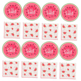 Pink Paper Tableware, Birthday Party Supplies, Portable and Attractive