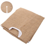 Khaki Christmas Tree Skirt Comfortable Texture for Holiday Decor