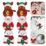 Silverware Holder For Christmas Kitchen Suit Silverware Holders Non-woven Fabric 6Pcs
