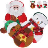 Silverware Holder For Christmas Kitchen Suit Silverware Holders Non-woven Fabric 6Pcs