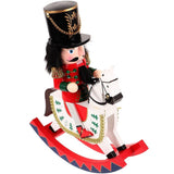 Merry Christmas Nutcracker Decorative Wooden Horse Nutcracker 1Pack