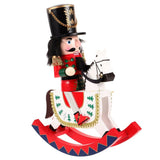 Merry Christmas Nutcracker Decorative Wooden Horse Nutcracker 1Pack