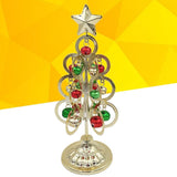 Golden Desktop Christmas Tree, Lightweight and Portable, Ideal for Indoor Decoration