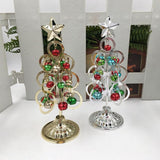 Golden Desktop Christmas Tree, Lightweight and Portable, Ideal for Indoor Decoration