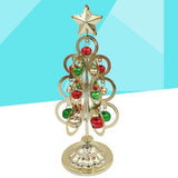Golden Desktop Christmas Tree, Lightweight and Portable, Ideal for Indoor Decoration