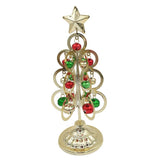 Golden Desktop Christmas Tree, Lightweight and Portable, Ideal for Indoor Decoration