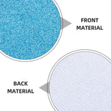 Sky-Blue Blank Sashes Glitter Material Soft Comfortable Party Favor