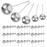 Shiny Silver Ball Cake Decorations for Party and Celebration Cakes 108Pcs