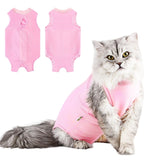 Dog Surgery Recovery Suit - After Spay, Abdominal Wounds Post Surgical Recovery, Anti Licking Breathable Dog Onesies