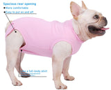 Dog Surgery Recovery Suit - After Spay, Abdominal Wounds Post Surgical Recovery, Anti Licking Breathable Dog Onesies