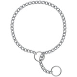 Dog Collar Slip Collar Metal Collar Chewproof P Collar Heavy Chain Dog Training Collar Choke Collar Adjustable
