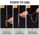 Dog Collar Slip Collar Metal Collar Chewproof P Collar Heavy Chain Dog Training Collar Choke Collar Adjustable