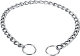 Dog Collar Slip Collar Metal Collar Chewproof P Collar Heavy Chain Dog Training Collar Choke Collar Adjustable