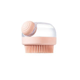 Dog Bath Brush,Dog Steam Brush,Pet Shampoo Massage Dispenser Grooming Shower Brush for Short Long Haired Dogs-2pcs