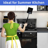 2pcs Telescopic Fly Swatter,Retractable Plastic Fly Swatter Racket with Stainless Steel Rod Suitable for Home Office