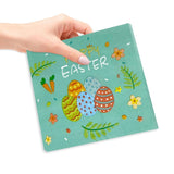 Easter Festival Party Supplies 20PCS Easter Party Egg Tissue Paper Table Decoration Egg Carrot Pattern Tissue Paper Party Paper