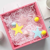 120g Basket Grass,Crinkle Cut Tissue Paper for Easter Gift Box Wrapping Packing Filling,Recyclable Craft Basket Pink Shred Confetti Raffia Paper Filler 20g Per Color