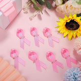 100 Pcs Pink Ribbon Pins Bulk Breast Cancer Awareness Month Pins Fundraising Lapel Pins Official Hope Ribbon Brooches for Women Safety Charity Event Survivor Campaign Party Favors