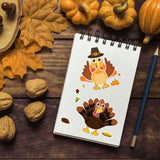 36pcs Thanksgiving Stickers for Kids Thanksgiving Activities for Kids Thanksgiving Craft Party Games DIY Make A Turkey Stickers Thanksgiving Party Favors Decorations Supplies for Toddlers