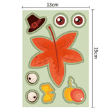32 PCS Thanksgiving Stickers Make a Turkey Face Stickers for Kids, Make Your Own Thanksgiving Stickers DIY Turkey Games Crafts Stickers Autumn Fall Stickers for Party Favors Decorations Supplies