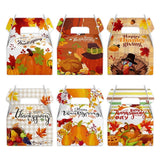 12 Pcs Fall Party Candy Boxes Thanksgiving Party Treat Boxes Autumn Harvest Party Boxes Pumpkin Maple Leaf Fall Paper Boxes for Thanksgiving Autumn Harvest Halloween Birthday Party Decoration