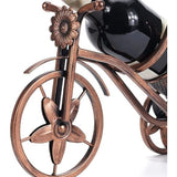 Tabletop Wine Rack, Wine Bottle Holder Single Bottle Bike Shaped, Freestanding Countertop Wine Rack and Wine Bottle Storage
