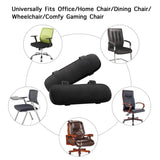 Chair Armrest Pads (2 Pack), Memory Foam Home/Office Chair Arm Rest Covers Comfy Computer Gaming Chair Cushion Removable